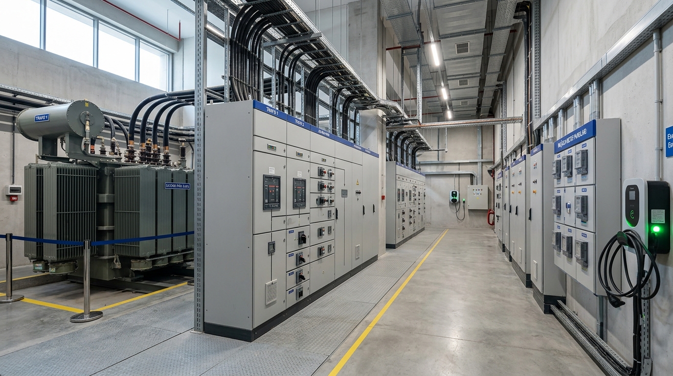 AVM Elektrik Altyapısı: Ana Trafo, Tali Pano, Mağaza Bağlantıları