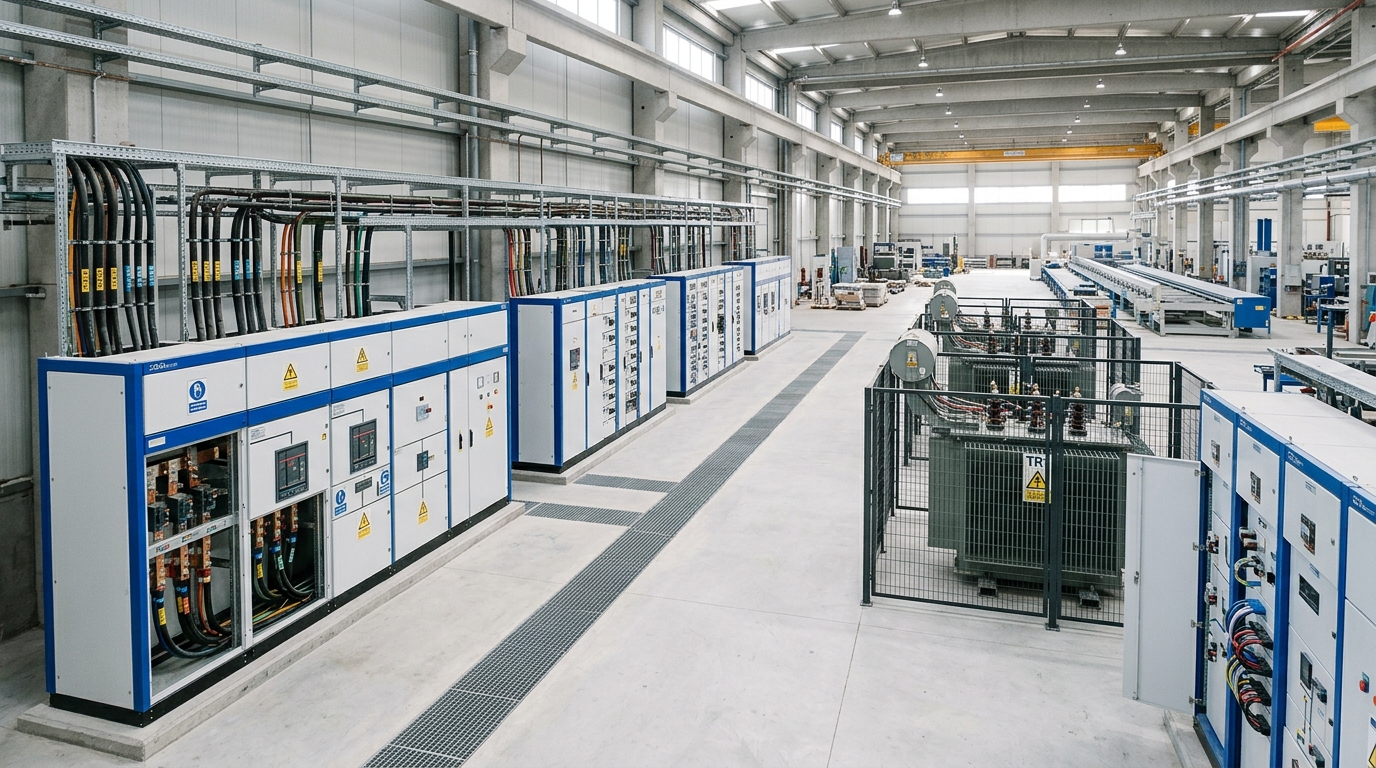 Fabrika ve Üretim Tesisi Elektrik Altyapısı: 6.3 / 10.5 / 33 kV OG