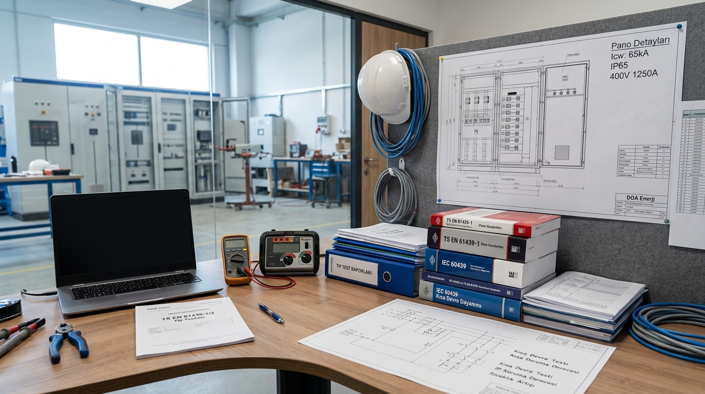 IEC 60439 ve TS EN 61439 Pano Standartı: Tip Testleri, Kısa Devre Dayanımı