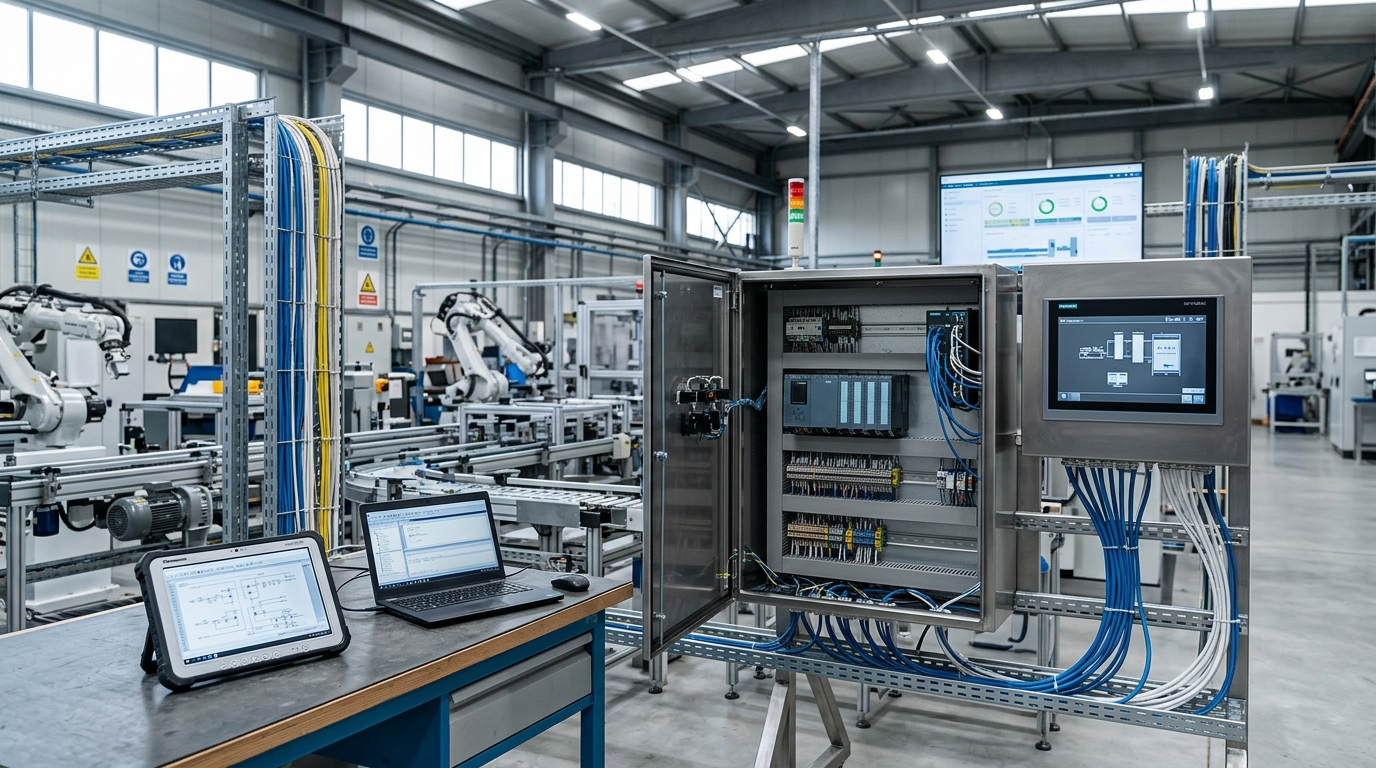 SCADA ve MES Endüstriyel Otomasyon Projeleri: PLC, HMI, OPC UA